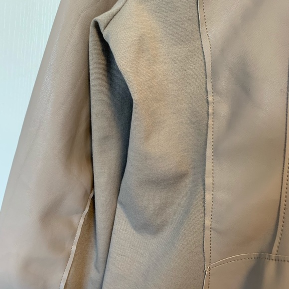Dynamite Blush Pink Leather Jacket SAMPLE - Picture 4 of 10